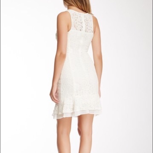 NWT Julia Jordan Striped Lace Dress - Picture 2 of 3